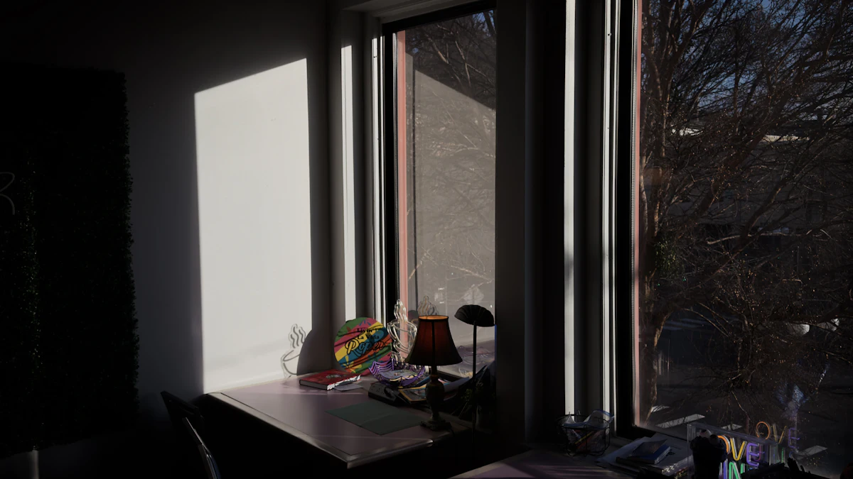 Habitación con poca luz natural